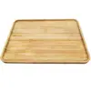 Bandeja de Bambu Moderna e Simples para Casa, Hotel, Restaurante Bandeja de Servir, Bandeja de Chá, Bandeja para Pizza Sushi, Conjunto de Chá Atacado Produtos de Bambu