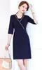 Salón de belleza para jardín de infantes cuello en V nuevo traje profesional ropa de mujer ventas de otoño departamento herramientas vestido hangtai ropa de trabajo