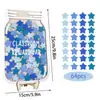 Jar de Recompensas de Estrellas Nuevo para Niños Recompensa por Puntos Aprendizaje Recompensa por Autodisciplina 25 Adornos de Madera de Estrellas