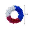 Nueva Guirnalda Fronteriza Azul, Blanca y Roja Chilena Corona Decorativa Atrezzo y Adornos para Arreglo Festivo