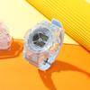 Reloj Digital Transparente con Marco Estudiante Fiesta Parejas Hombres Mujeres Simple Nicho Despertador Multifuncional Luminoso
