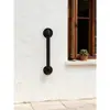Estilo Industrial Retro Portacorreas para Mascotas Tienda de Té con Leche Viento Cafetería Tienda de Pasteles Entrada Estacionamiento para Perros Gancho para Correa Correa