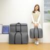 Bolsa de Mudanza de Tela Oxford Negra, Bolsa de Almacenamiento de Color Sólido para Ropa y Edredones, Bolsa Gruesa para Empacar Equipaje, Esencial para Mudanzas al por Mayor
