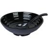 Vajilla Wuhe tazón de arroz de melamina Tazón para sopa Tazón para fideos tienda de catering Tazón Tazón para fideos tazón de comedor mate bicolor personalización