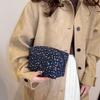 Bolsa de cosméticos de tela floral al por mayor de fábrica, bolsa de almacenamiento de cosméticos de gran capacidad, bolsa portátil de tela de algodón para lavado de manos
