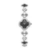 Reloj de Pulsera para Mujer Estilo Cuatro Hojas Scottie 9695 Celebridad de Internet con Correa de Acero Integrada Suministro Transfronterizo
