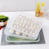Caja Grande de Almacenamiento de Empanadillas Sin Compartimentos Empanadillas Ultracongeladas Antiadherente con Tapa Sellada Bandeja para Empanadillas Apta para Microondas