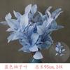 Casamento Flor Azul Material Flor Artificial Flor de Seda Rosa Hortênsia Peônia Flor Auditório de Casamento Floricultura Decoração Arranjo de Flores Caminho Flor-guia