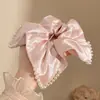 Acessório de elástico de cabelo extra grande, novo modelo estilo coreano 2026, corda de cabelo de alta elasticidade, scrunchie, estilo francês, alto valor estético, acessório de cabelo para mulheres
