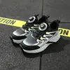 Tênis esportivo infantil leve tamanho 36-41 com fivela giratória, sapatos de malha para viagem, tênis de corrida para estudantes ao ar livre 6426