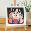 Presente Artesanal Pintura com Diamantes Brilhantes Brinquedo Educativo com Adesivos de Diamante e Porta-Retrato Peça de Exibição Criativa DIY