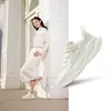 Zapatillas de Correr Hongxing Erke Xiaoyou para Hombre Verano Nuevas Zapatillas Deportivas Casuales de Suela Gruesa Zapatos Retro Modernos de Suela Suave
