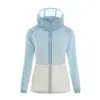 Viajes al Aire Libre Ciclismo Seda de Hielo de Gama Alta Hilo Original Ropa con Protección Solar Estilo Bloque de Color Chaqueta para la Piel Logo Impreso Personalizado