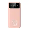 Carga rápida superrápida de 66W directo de fábrica, power bank universal de gran capacidad, fuente de alimentación móvil de carga bidireccional 20000 mA