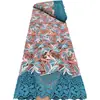 Tejido de encaje calado floral bordado soluble en agua, encaje para vestido de mujer de banquete étnico de Xinjiang, accesorios para vestidos de novia