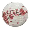 Fornecimento Direto da Fábrica Venda por Atacado de Lanternas Estilo Chinês Lanterna de Papel 12 polegadas Tema Flor de Ameixa Decorações Tradicionais de Festival Venda por Atacado