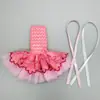 Muñeca de 6 puntos 30cm minifalda falda de ballet cinturón de pie libre falda de malla vestido falda corta juguete