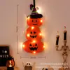 Decoración de Halloween Colgante de Puerta Ventana Colgante de Atmósfera Linterna de Calabaza Centro Comercial Bar Fiesta Escena Diseño Accesorios de Rodaje