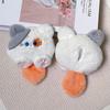 Broche de peluche con forma de gato de cola linda con explosiones rojas de Internet, colgante para bolso de estudiante, accesorios de peluche