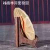 Suporte de Bolo de Chá em Madeira Maciça, Suporte Vintage de Bolo de Chá em Madeira de Asa de Frango, Suporte de Prato de Cerâmica Branca para Bolo de Chá, Suporte de Exibição, Acessórios de Suporte de Folhas de Chá