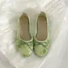 Zapatos Planos Bajos Negros Estilo Ballet Francés para Mujer Verano 2026 Nuevos Versátiles Combinan con Faldas Punta Redonda Zapatos Mary Jane