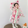 Pijama para niña, franela de otoño e invierno, felpa de coral engrosada, bata infantil nuevo estilo 2026, ropa de dormir para bebé niña