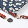 51 accesorios bolso estilo coreano piel de vaca oreja colgante en dos lados correa con hebilla de cuero bolso de tela hecho a mano accesorios DIY