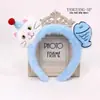 Nueva Diadema de Felpa de Dibujos Animados, Para Tomar Fotos de Niña en Parque de Atracciones, Pasador Lindo, Pinza Dulce para el Cabello, Diadema para Maquillaje y Lavado de Cara