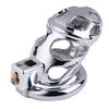 Candado de castidad metálico masculino restricción retardo pene cb acero inoxidable masturbación jaula para pájaros candado para pene juguetes sexuales alternativos