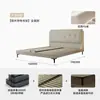 2026 Novo Modelo Minimalista Moderno Cama de Couro Cama de Casal para Quarto Principal 1,68m Cama Suspensa de Pés Altos