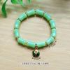 Pulsera Pequeña Zongzi del Festival del Bote del Dragón Bendición para el Examen Pulsera Artística de Bambú Cuerdas Asciende Alto Pulsera de Cuentas Joyería