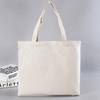 ¡Guau! Bolso de lona en blanco, bolso de mano, bricolaje, con cremallera, bolsa de compras ecológica, bolsa de embalaje Hanfu con logotipo imprimible.