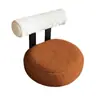 Silla Giratoria con Ruedas para Uso Doméstico, Taburete para Cambiarse los Zapatos, Taburete de Entrada, Silla Móvil, Taburete de Sala de Estar, Taburete Bajo Deslizante