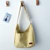 Bolso de hombro de textura original para mujer, bolso de lona de gran capacidad para mujer, bandolera para ir al trabajo, estilo coreano ins para estudiantes