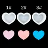 Nuevo Molde de Silicona Corazón Estéreo Letra para Día de San Valentín, Velas, Jabón, Aromaterapia, Adorno de Yeso para Coche, Pegamento