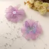 Estilo Princesa Original Doce Pequeno Fresco Flor de Organza Borboleta Inteligente Franja Diy Grampo de Cabelo Acessórios de Cabelo