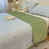 Cubrecama de terciopelo de leche de algodón puro, pieza única, con forro polar añadido para mayor grosor, sábana de cama 100% algodón, tapete de tatami, antideslizante y resistente a las manchas, apto para todas las estaciones