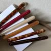 Pinza para el cabello de acetato simple y delgada estilo coreano que combina con todo, clip para coleta trasera, pico de pato largo de temperamento elegante