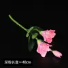 Flores de gladiolo artificiales de alta gama para decoración de bodas, decoración de hoteles y hogares, fotografía y diseño de interiores