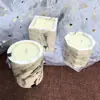 Fabricantes de todo tipo de velas de aromaterapia, adornos de piedra expansible de yeso para incienso, velas, velas con diseño de mármol