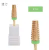 Broca de Tungstênio para Nail Art Dentes Helicoidais Bidirecionais Remoção Rápida de Esmalte em Gel Broca Multifuncional Cinco em Um