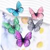 Acrílico Hecho a Mano Goteo de Aceite Brillo Polarizado Estéreo Tocado Cabello Mori Sueño Mariposa DIY Accesorios Venta al por Mayor
