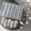 Molde de Silicona para Uñas de Moda Cadena Cruzada Vintage Tallado Barroco Herramienta de Resina para Uñas DIY Venta al por Mayor