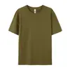 Camiseta de Algodón Peinado al por Mayor Tallas Europeas y Americanas Transfronterizas Estilo Adulto y Infantil Hombro Normal Manga Corta Logo Personalizado