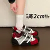 Tênis de treino retrô color block alemão para mulheres, nova coleção outono 2026, sola macia, leve, com cadarços cruzados, um tênis casual de nicho e versátil