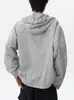 Chamarra ligera y transpirable con capucha y estampado de letras estilo americano para hombres y mujeres, chaqueta de sol para exteriores de verano, chaqueta de pareja dopamina