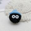 Llavero pequeño de bola de carbón, colgante de peluche, diseño de Thousand y Chihiro Girl, bonito bolso escolar, muñeca de dibujos animados colgante, pequeño regalo.