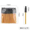 Cepillo para pestañas de injerto de fábrica peine de cejas desechable cepillo pequeño de pestañas en espiral herramienta de peinado de pestañas transfronteriza