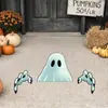 LB014 Decoração de Halloween Fantasma para Exterior Adesivo Decoração de Festival Adesivo de Chão de Folha de Alumínio Adesivo de Parede Autoadesivo à Prova d'Água