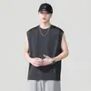 Algodão com Tecnologia de Resfriamento 2026 Novo Colete de Verão Masculino em Branco, Preto, Marrom Claro, Cinza Escuro e Roxo
